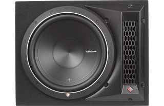 Picture of Rockford single 10" Sub with enclosure