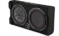 Picture of Sealed downward-firing enclosure with  12" shallow-mount subwoofer and passive radiator
